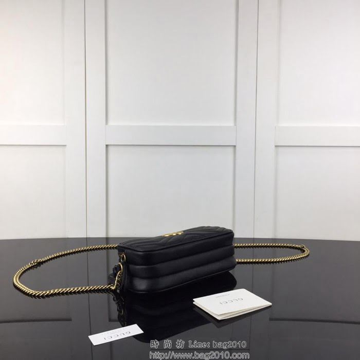 GUCCI古馳 新款 專櫃品質 原單 546581 克皮 鏈條斜挎包HY1355